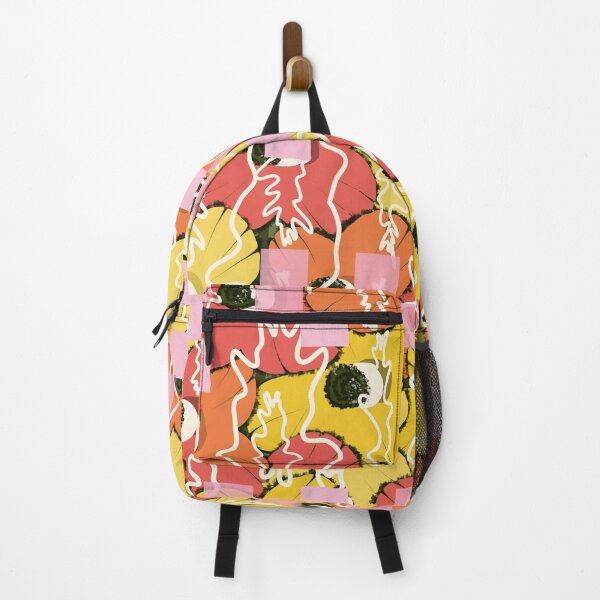 Item preview, Contemporary Citrus Blooms in Orange and Pink designed and sold by Deutschic.