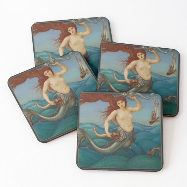 Item preview, Burne-Jones' "A Sea Nymph" designed and sold by laurens-doodles.