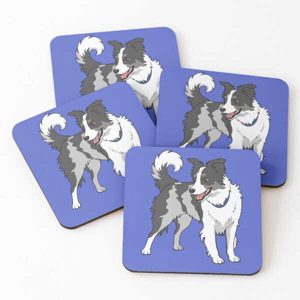 Item preview, Cute Blue Merle Border Collie Dog designed and sold by Bluek9sDesign.
