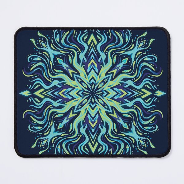 Item preview, Bioluminescent Marine Mandala designed and sold by KeremYurtseven.