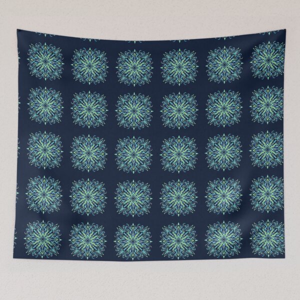 Item preview, Bioluminescent Marine Mandala designed and sold by KeremYurtseven.