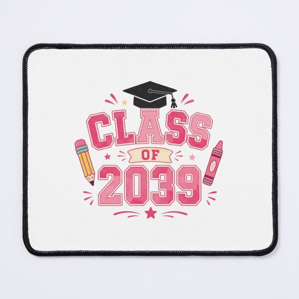 Item preview, Class of 2039 Graduation Shirt | Pink Kindergarten Preschool Graduate School Badge designed and sold by Khokha80.