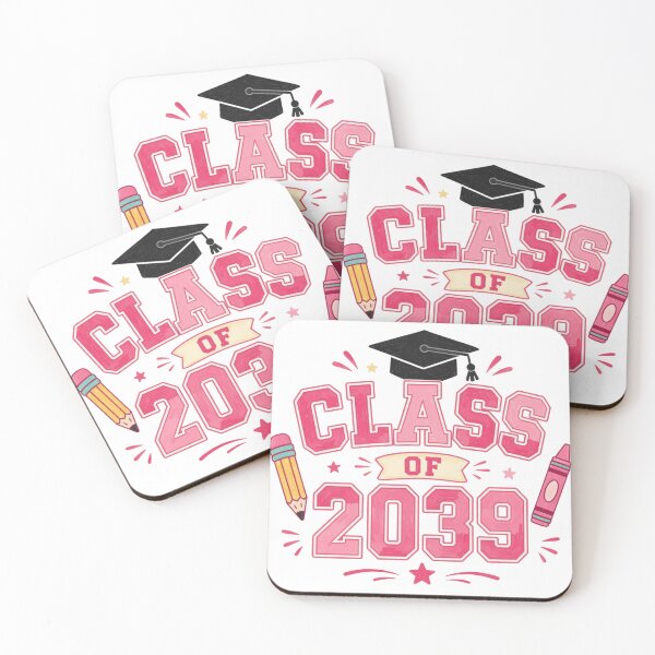 Item preview, Class of 2039 Graduation Shirt | Pink Kindergarten Preschool Graduate School Badge designed and sold by Khokha80.