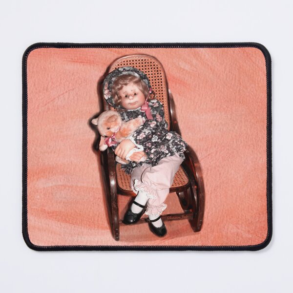 Item preview, Handmade Doll in an Antique Rocker designed and sold by SummerJade.