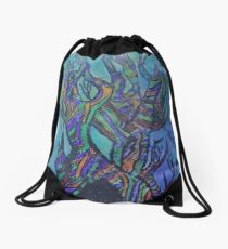 A castle built for Fish. Drawstring Bag