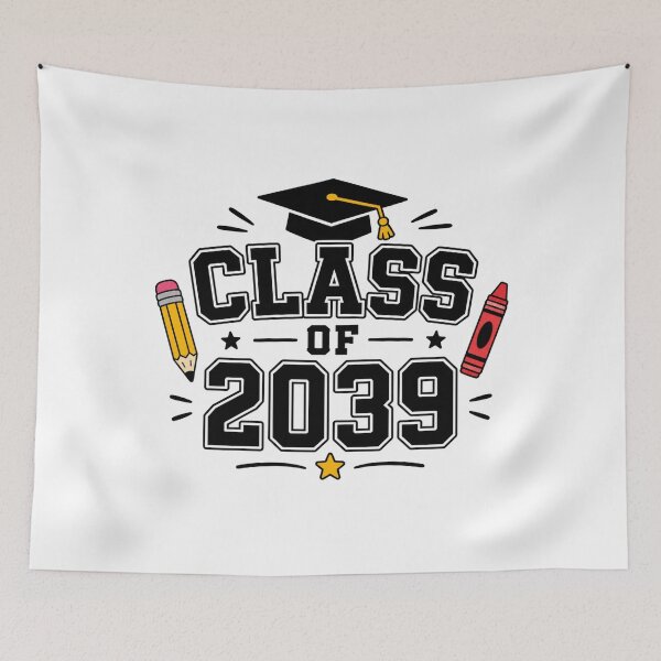 Item preview, Class of 2039 Kindergarten Graduation | Black Varsity Graduate Design designed and sold by Khokha80.