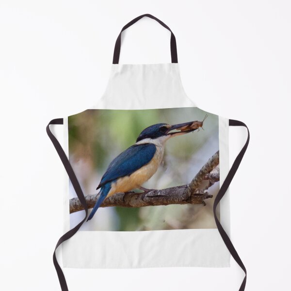 Item preview, Kingfisher has caught a grasshopper for a snack designed and sold by BirdsAlive.