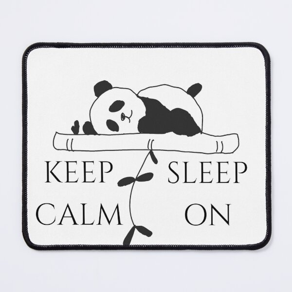 Item preview, Keep Calm Sleep On, Lazy Panda designed and sold by urnit.