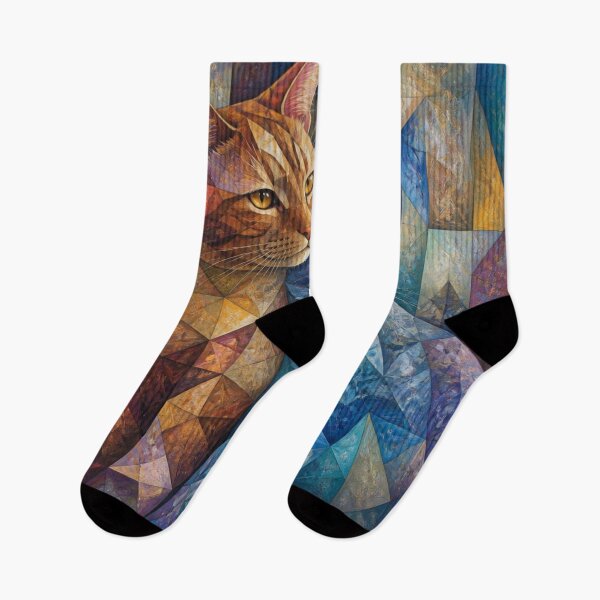 Aperçu de l'œuvre Chats cubistes créée et vendue par Junipurr’s Corner .