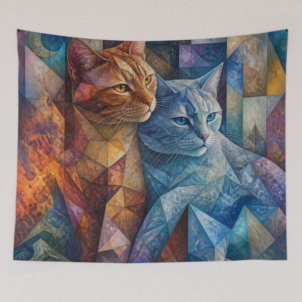 Item preview, Cubist Cats designed and sold by Junipurr’s Corner .