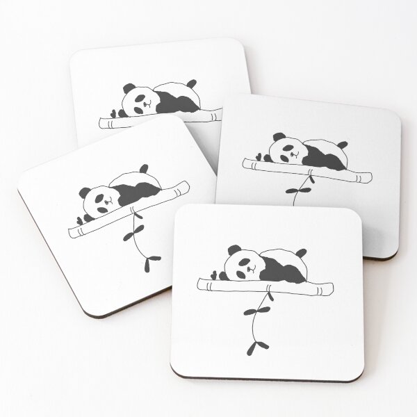 Item preview, Lazy Panda Napping on Bamboo designed and sold by urnit.