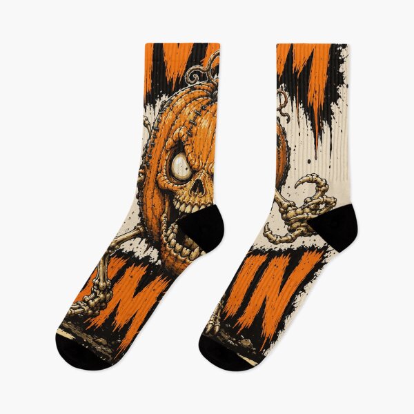Item preview, Give ’Em Pumpkin to Talk About – Funny Spooky Pumpkin Skeleton Halloween Design designed and sold by Maria Garcia´s.