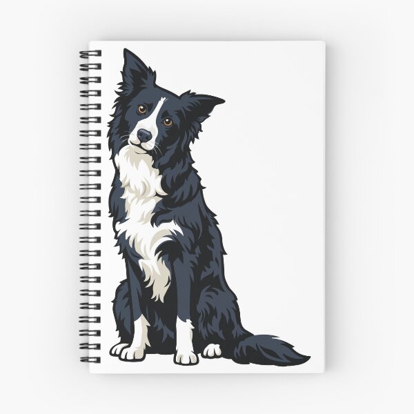 Artikelvorschau, Niedlicher Border-Collie-Aufkleber entworfen und verkauft von Bluek9sDesign.