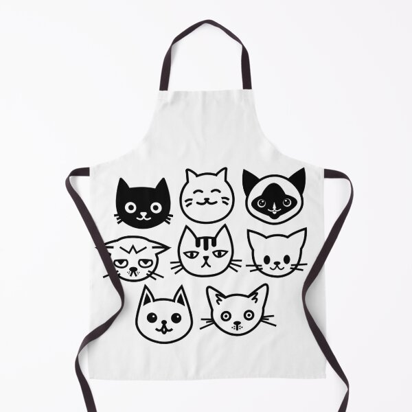 Item preview, 8 minimalist cats together designed and sold by yuretzius.