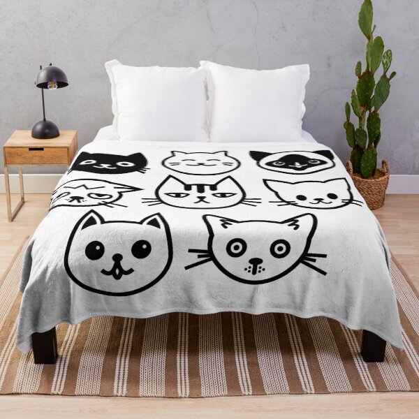 Item preview, 8 minimalist cats together designed and sold by yuretzius.