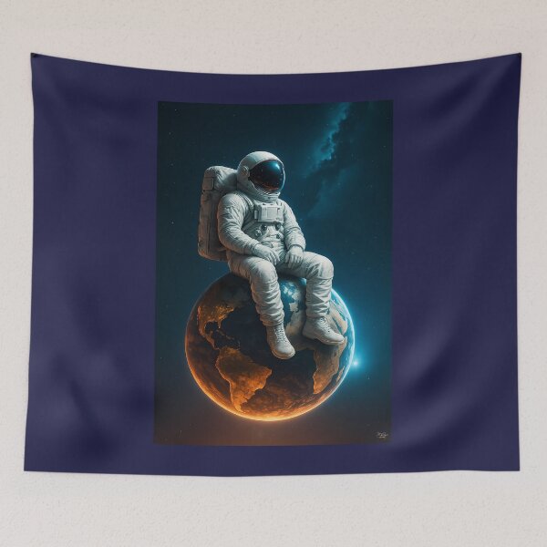 Item preview, Astronaut on Earth designed and sold by aliengalaxiesglobal.