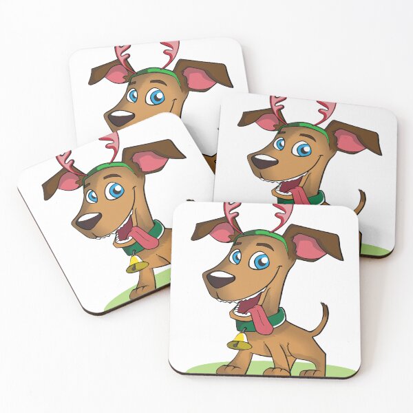 Item preview, Life Isn’t Always Smooth But We Keep Rolling Funny Reindeer Dog Design designed and sold by Pa7wsVerse.