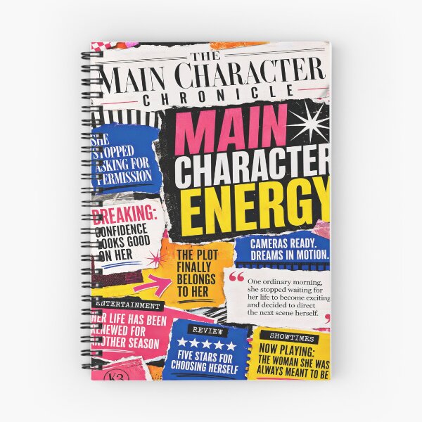 Item preview, Colorful Main Character Empowerment Newspaper Collage designed and sold by K3DreamKreations .
