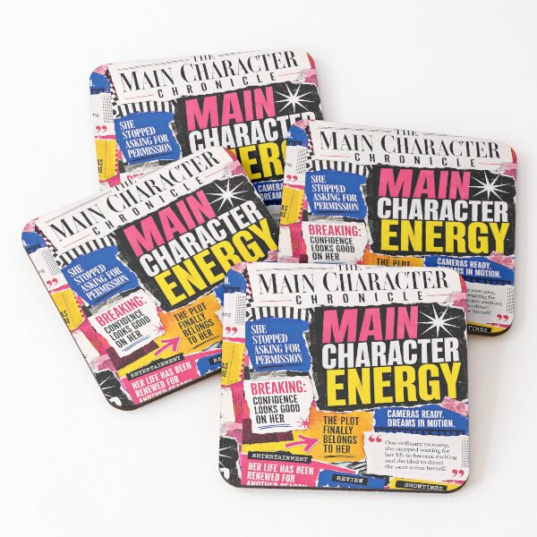 Item preview, Colorful Main Character Empowerment Newspaper Collage designed and sold by K3DreamKreations .