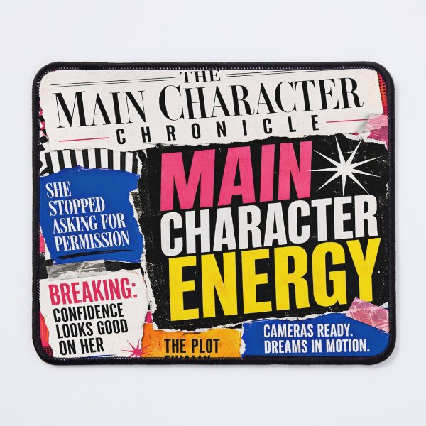 Item preview, Colorful Main Character Empowerment Newspaper Collage designed and sold by K3DreamKreations .