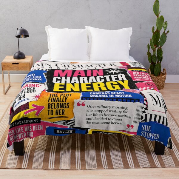 Item preview, Colorful Main Character Empowerment Newspaper Collage designed and sold by K3DreamKreations .