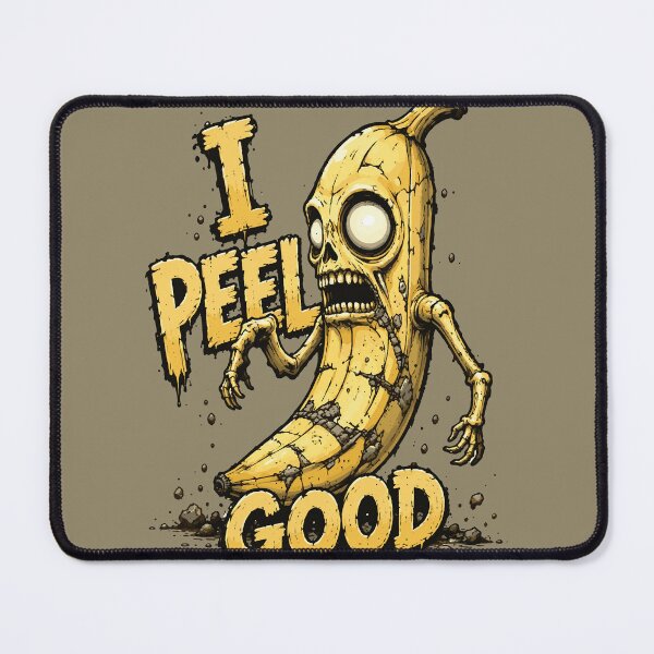 Item preview, I Peel Good – Funny Zombie Banana Horror Pun designed and sold by Maria Garcia´s.