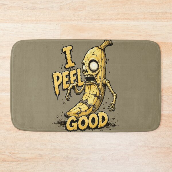 Item preview, I Peel Good – Funny Zombie Banana Horror Pun designed and sold by Maria Garcia´s.