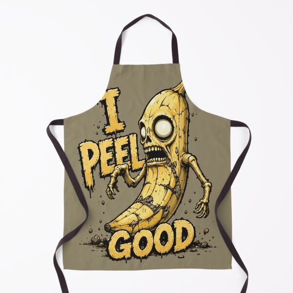 Item preview, I Peel Good – Funny Zombie Banana Horror Pun designed and sold by Maria Garcia´s.