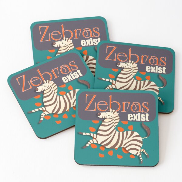 Item preview, Zebras Exist EDS Teal designed and sold by pulse_retail.