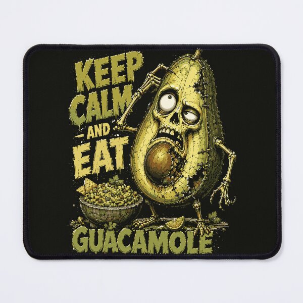 Item preview, Keep Calm and Eat Guacamole – Funny Zombie Avocado designed and sold by Maria Garcia´s.