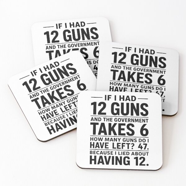Item preview, If I Had 12 Guns and The Government Math Second Amendment 2 designed and sold by haloochichi.