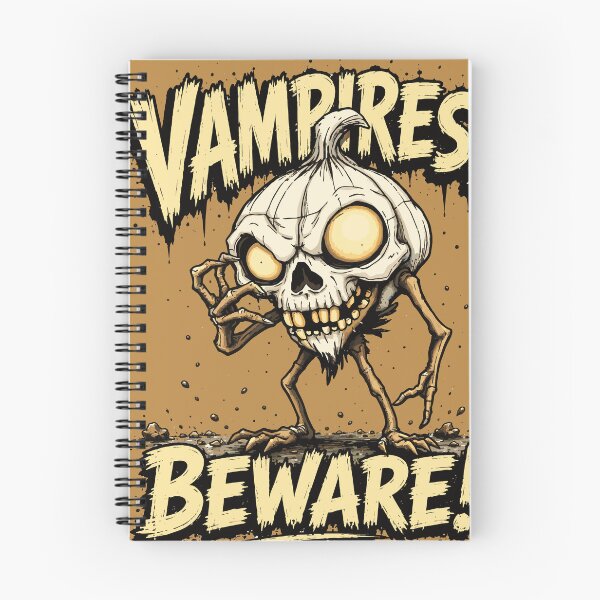 Item preview, Vampires, Beware! – Funny Zombie Garlic Horror designed and sold by Maria Garcia´s.