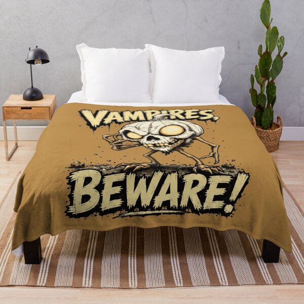 Item preview, Vampires, Beware! – Funny Zombie Garlic Horror designed and sold by Maria Garcia´s.