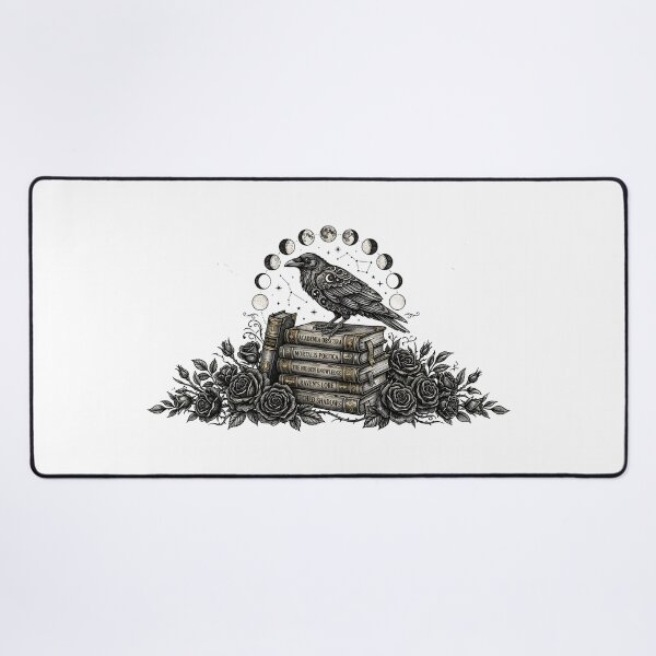 Item preview, The Scholar Raven's Midnight Wisdom designed and sold by PrintCraft884.