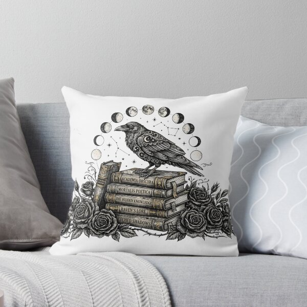 Item preview, The Scholar Raven's Midnight Wisdom designed and sold by PrintCraft884.