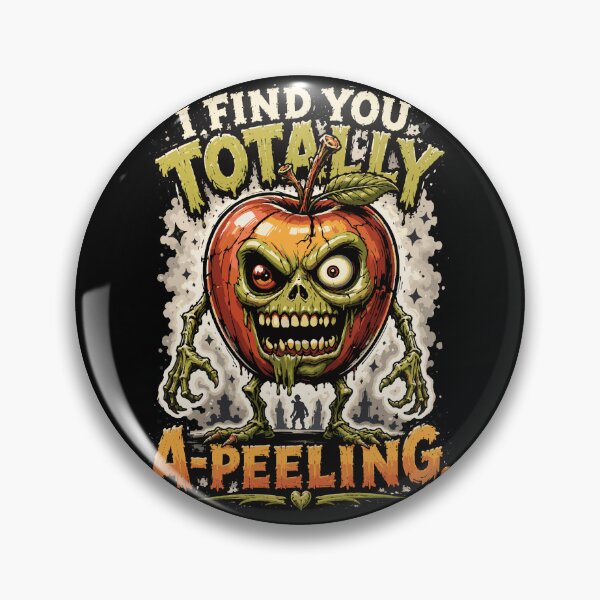 Item preview, I Find You Totally A-Peeling – Funny Zombie Apple Pun designed and sold by Maria Garcia´s.