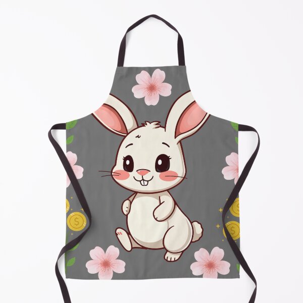 Item preview, Lucky Bunny with Cherry Blossoms and Gold Coins designed and sold by Azurart2.
