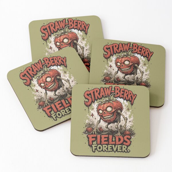Item preview, Straw-Berry Fields Forever – Funny Zombie Strawberry Horror designed and sold by Maria Garcia´s.