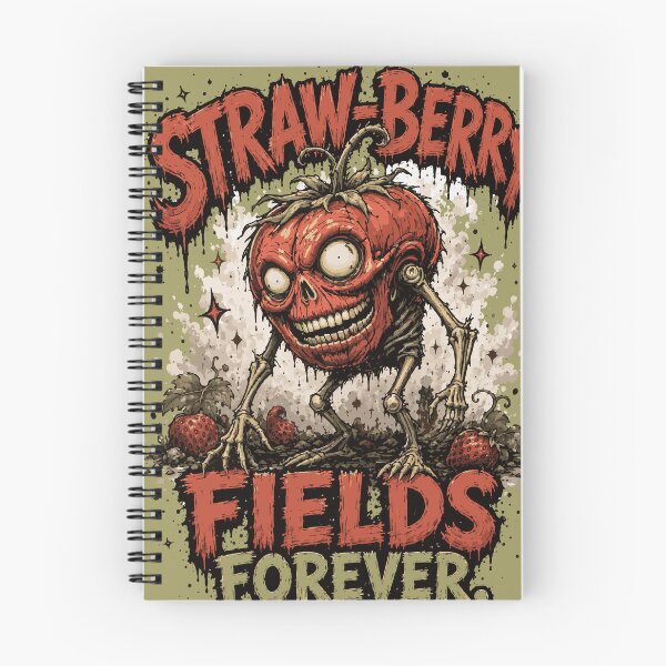 Item preview, Straw-Berry Fields Forever – Funny Zombie Strawberry Horror designed and sold by Maria Garcia´s.