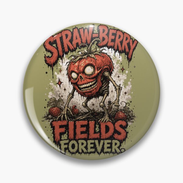 Item preview, Straw-Berry Fields Forever – Funny Zombie Strawberry Horror designed and sold by Maria Garcia´s.