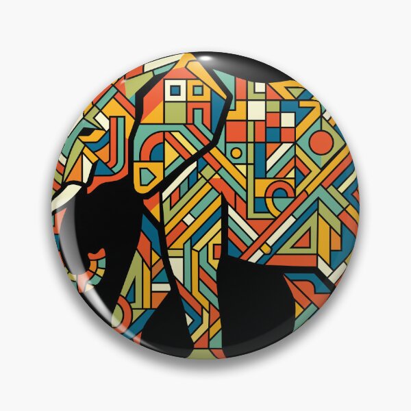 Item preview, Tribal Geometric Elephant designed and sold by KeremYurtseven.