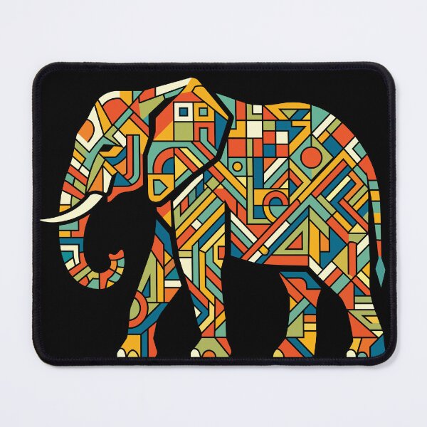 Item preview, Tribal Geometric Elephant designed and sold by KeremYurtseven.
