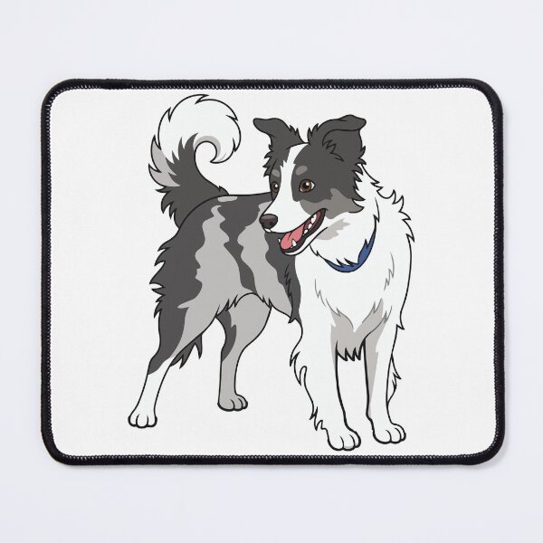 Item preview, Border Collie Blue Merle Cute Sticker designed and sold by Bluek9sDesign.