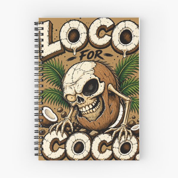 Item preview, Loco for Coco – Funny Zombie Coconut Horror designed and sold by Maria Garcia´s.