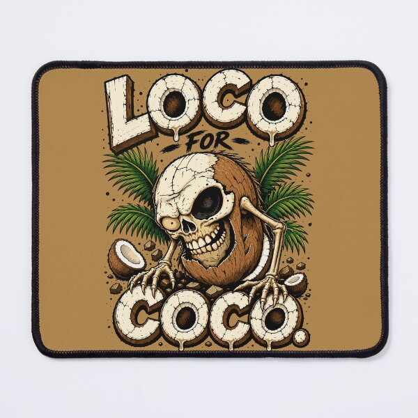 Item preview, Loco for Coco – Funny Zombie Coconut Horror designed and sold by Maria Garcia´s.