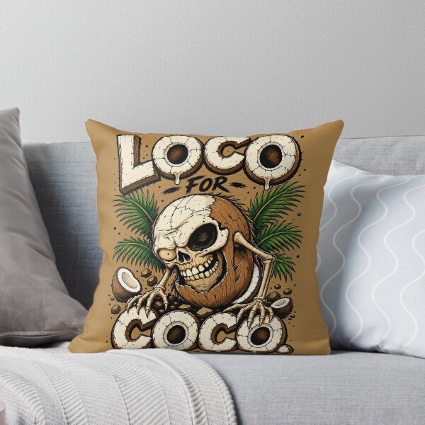 Item preview, Loco for Coco – Funny Zombie Coconut Horror designed and sold by Maria Garcia´s.