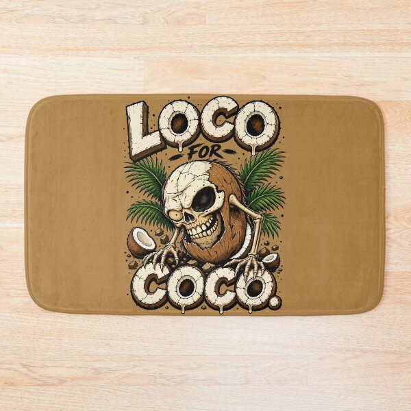 Item preview, Loco for Coco – Funny Zombie Coconut Horror designed and sold by Maria Garcia´s.