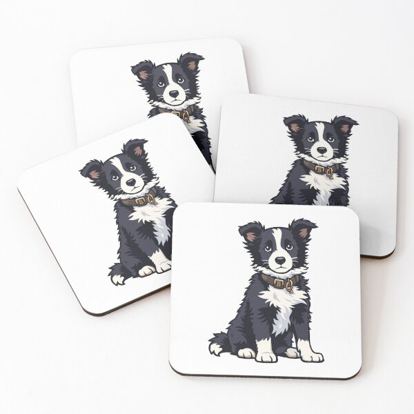 Item preview, Border Collie Puppy Cute Sticker designed and sold by Bluek9sDesign.