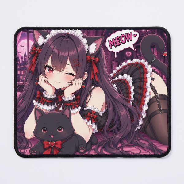 Item preview, Gothic Neko Maid Anime Girl designed and sold by Revyra Design .