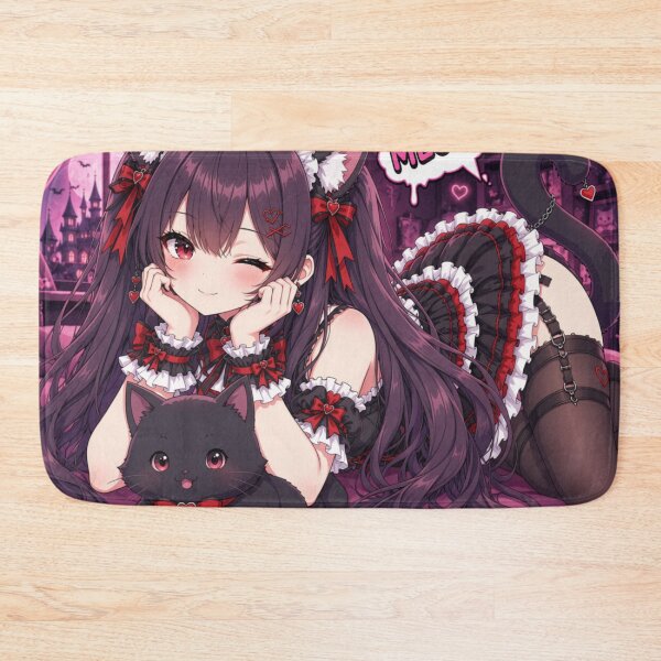 Artikelvorschau, Gothic Neko Maid Anime Girl entworfen und verkauft von Revyra Design .